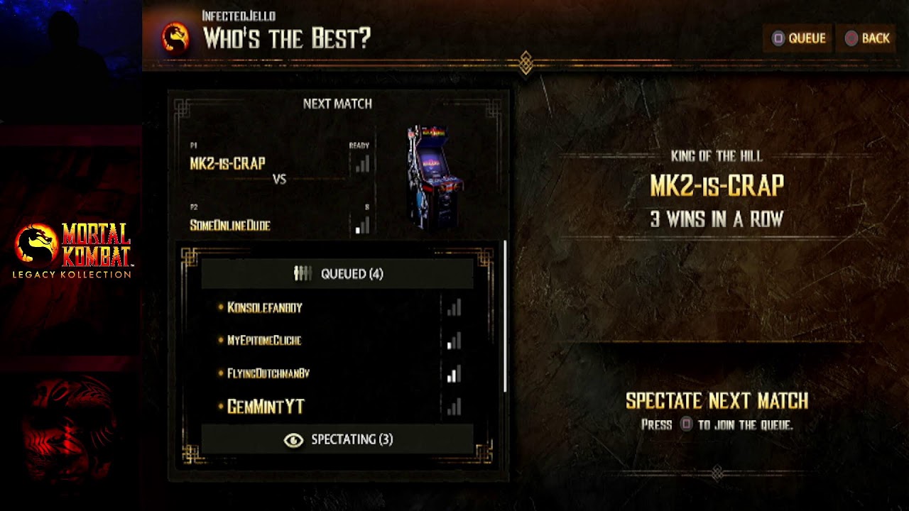SATURDAY FIGHT NIGHT !! Mortal Kombat Legacy Kollection Online Battles (Playstation 4)