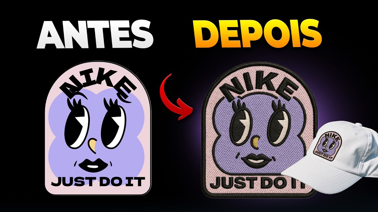 COMO FAZER EFEITO BORDADO NAS SUAS ESTAMPAS (COM I.A)