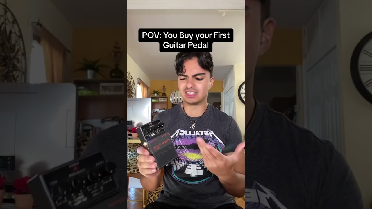 POV: You Buy your First Guitar PEDAL 🙈