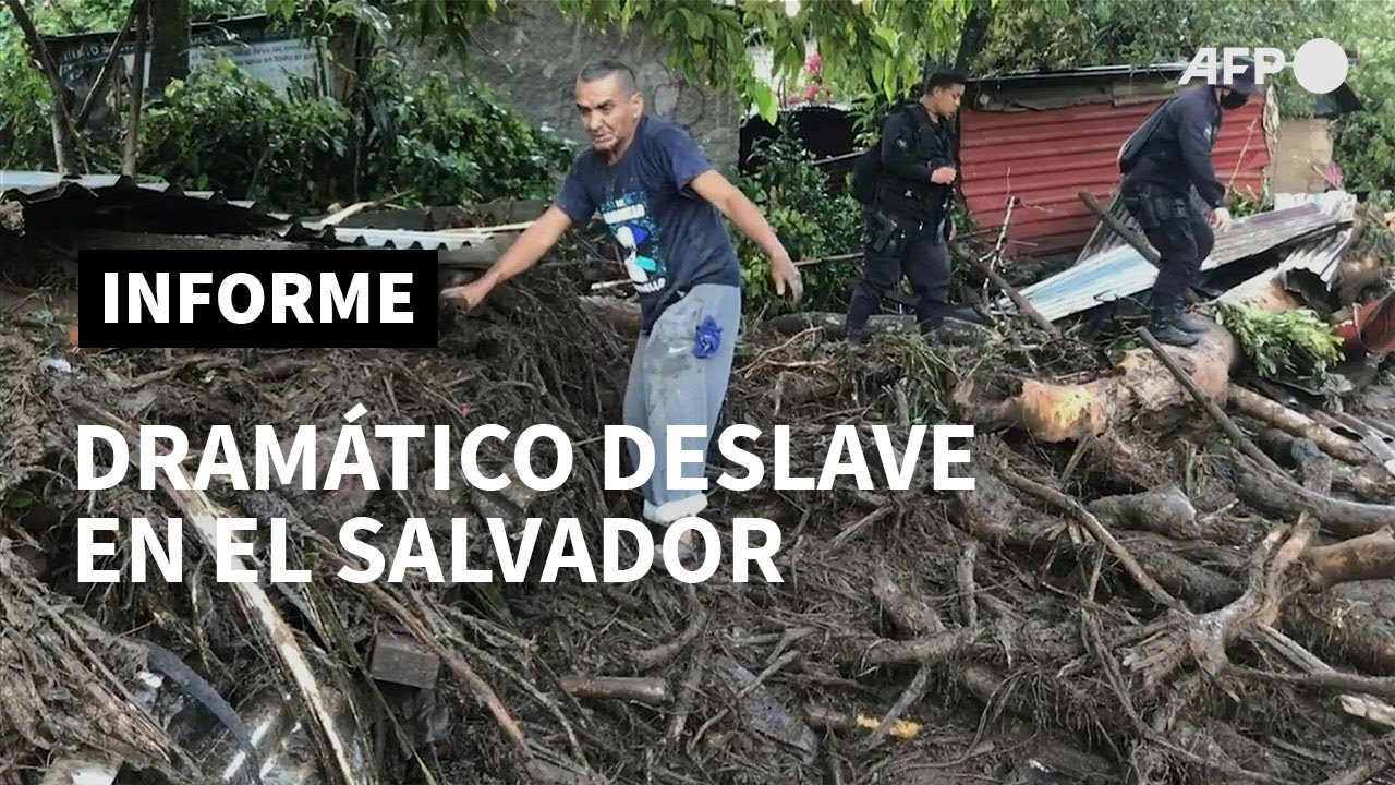 Muertos y desaparecidos por deslave en El Salvador | AFP
