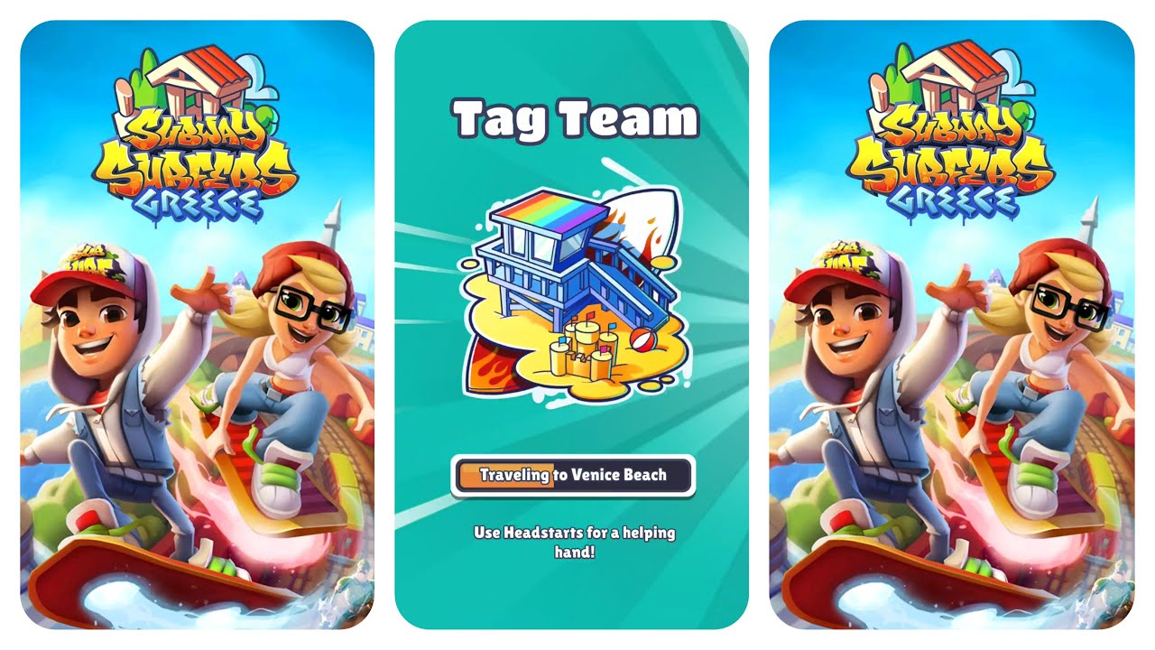 Subway Surfers Tag Team Venice Beach vs Greece 2022