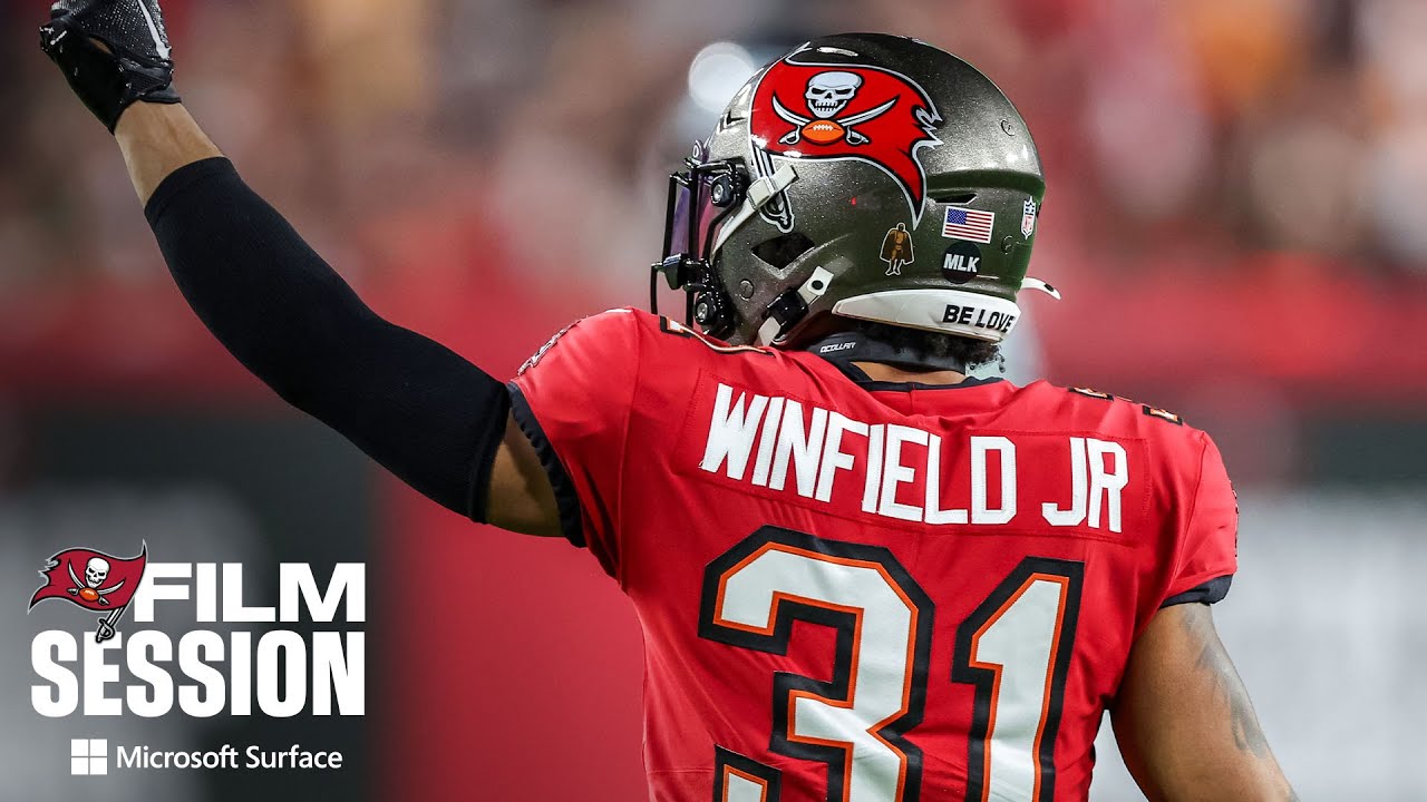 Rondé Barber Analyzes Antoine Winfield Jr.’s Elite Versatility | Film Session | Tampa Bay Buccaneers