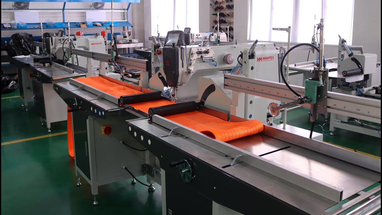 Fully automatic webbing slings sewing machine