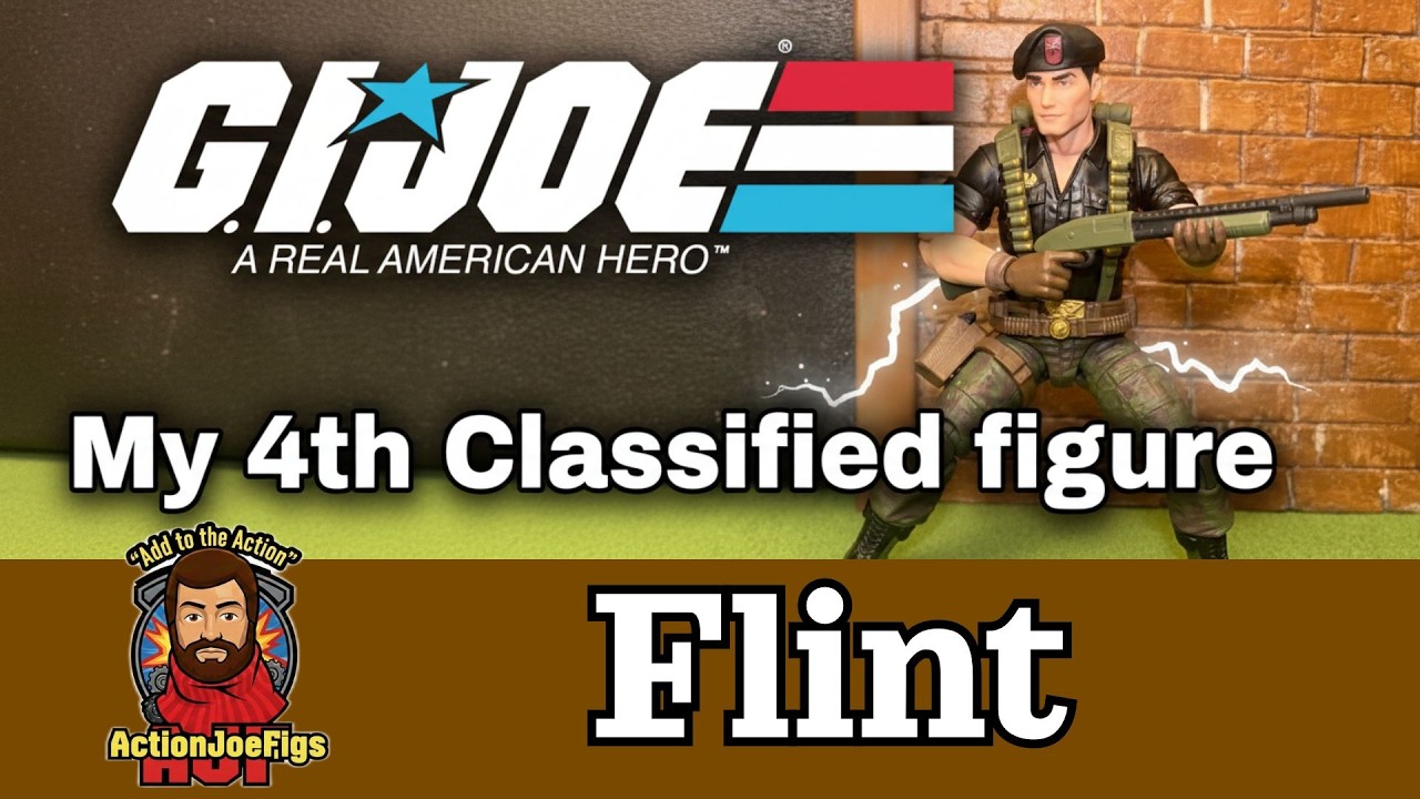 G.I. Joe Classified Retro Collection FLINT Unboxing & Review! (My 4th Joe!)