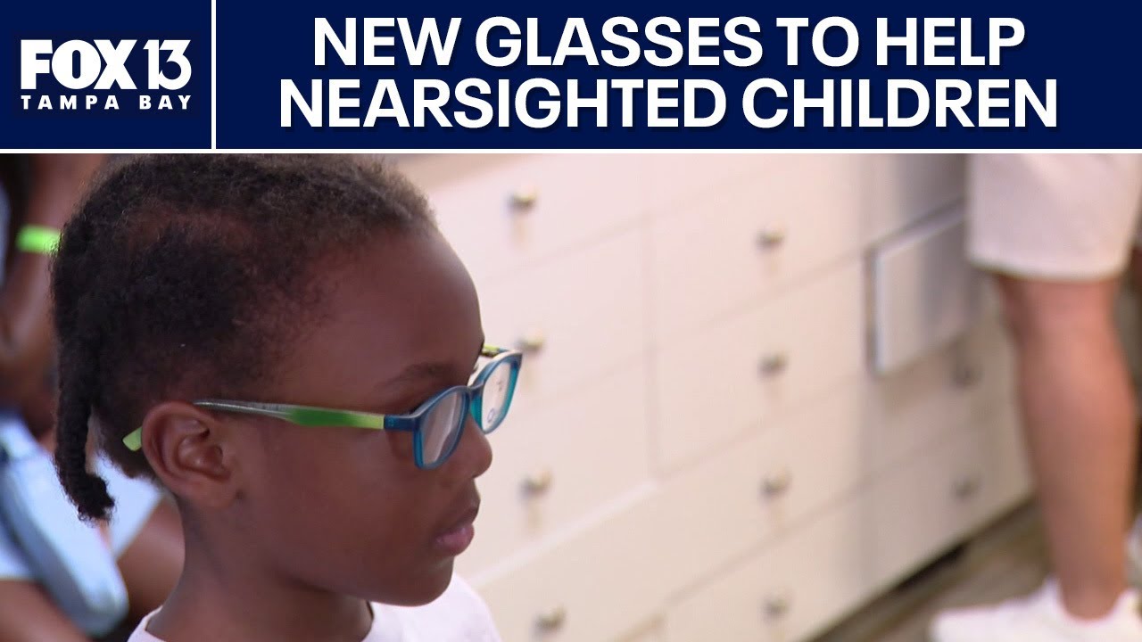 FDA approves glasses to help nearsighted children