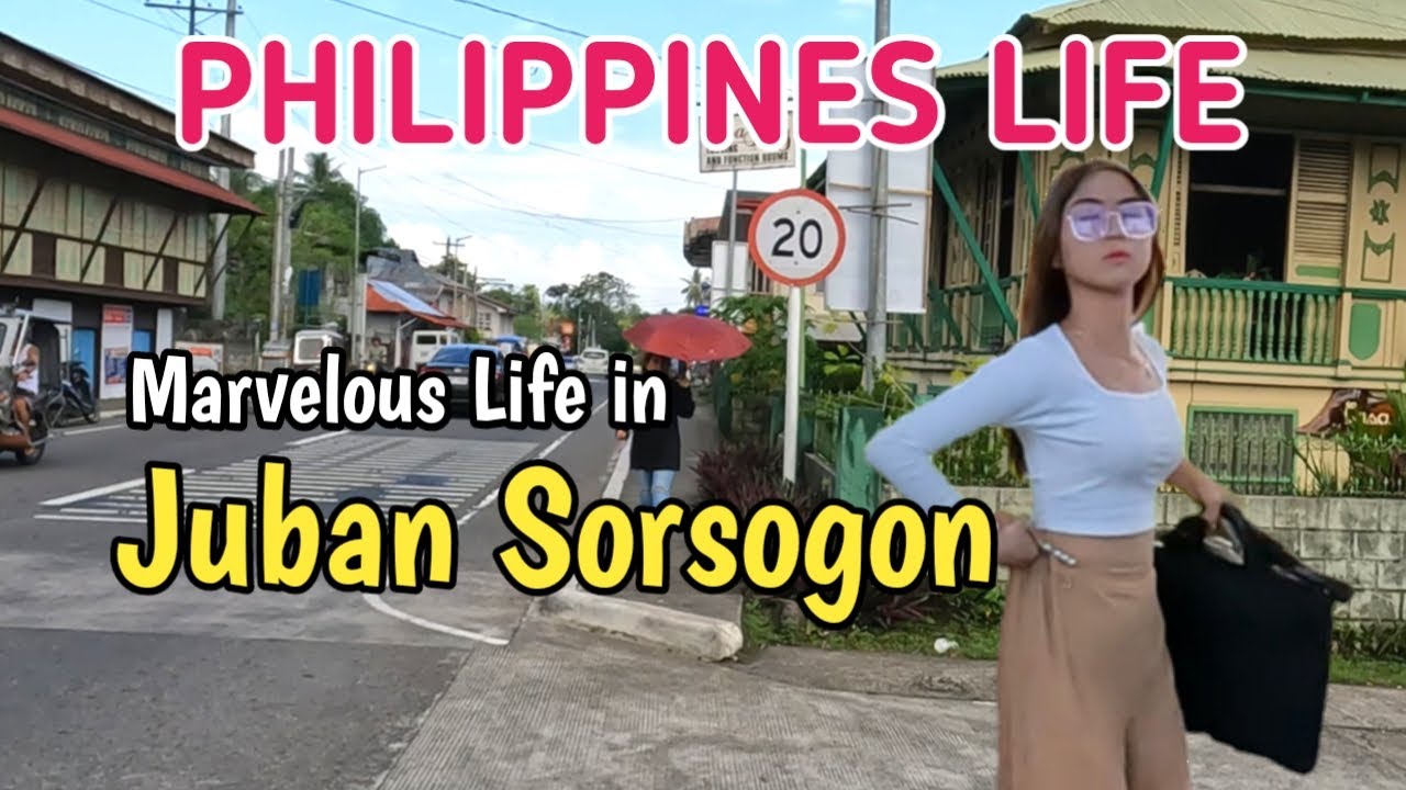 A Visit Walk to See the Astonishing Life in the Historical Place of Juban Sorsogon Philippines