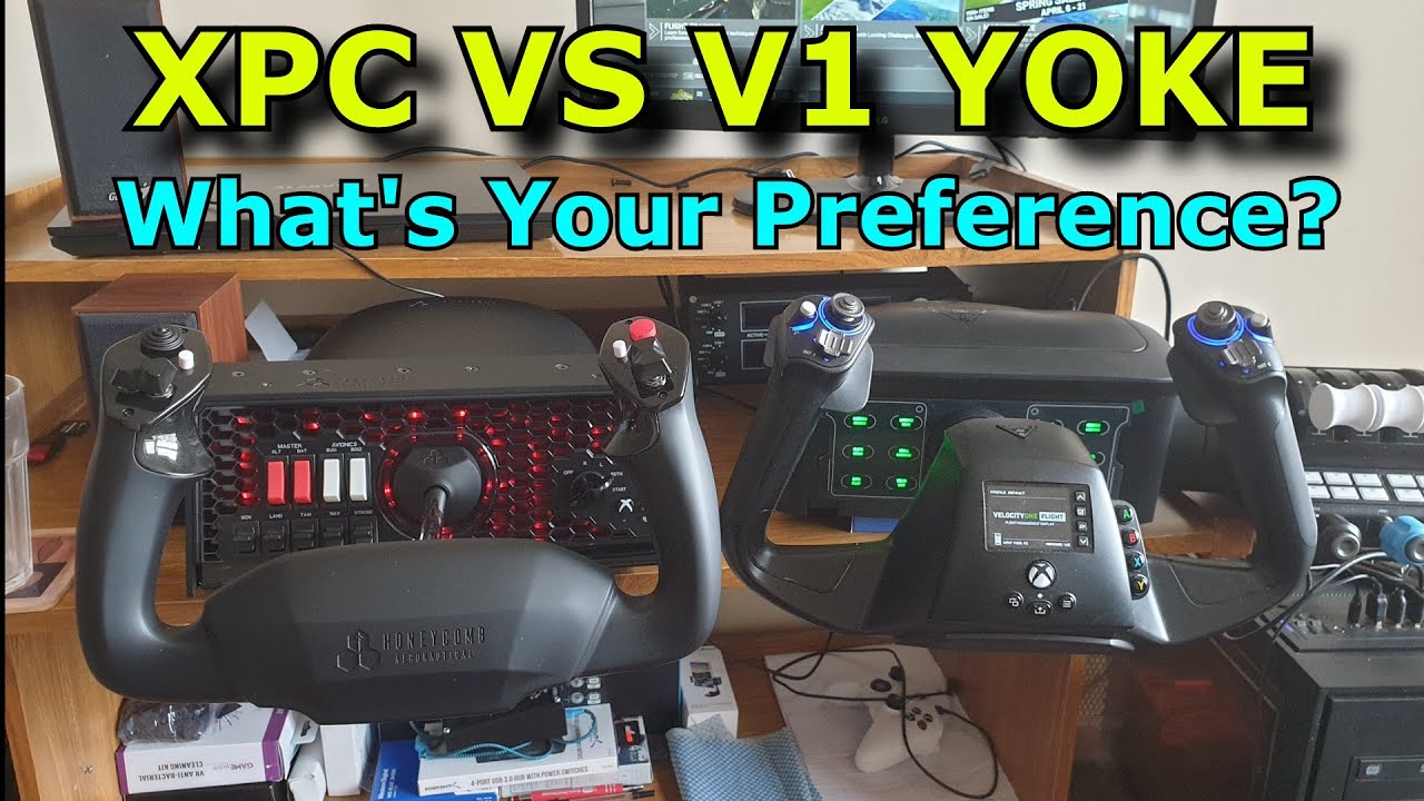 FS2020: Битва ярм — сравнение ярм VelocityOne и Honeycomb XPC — какой ярм выбрать?
