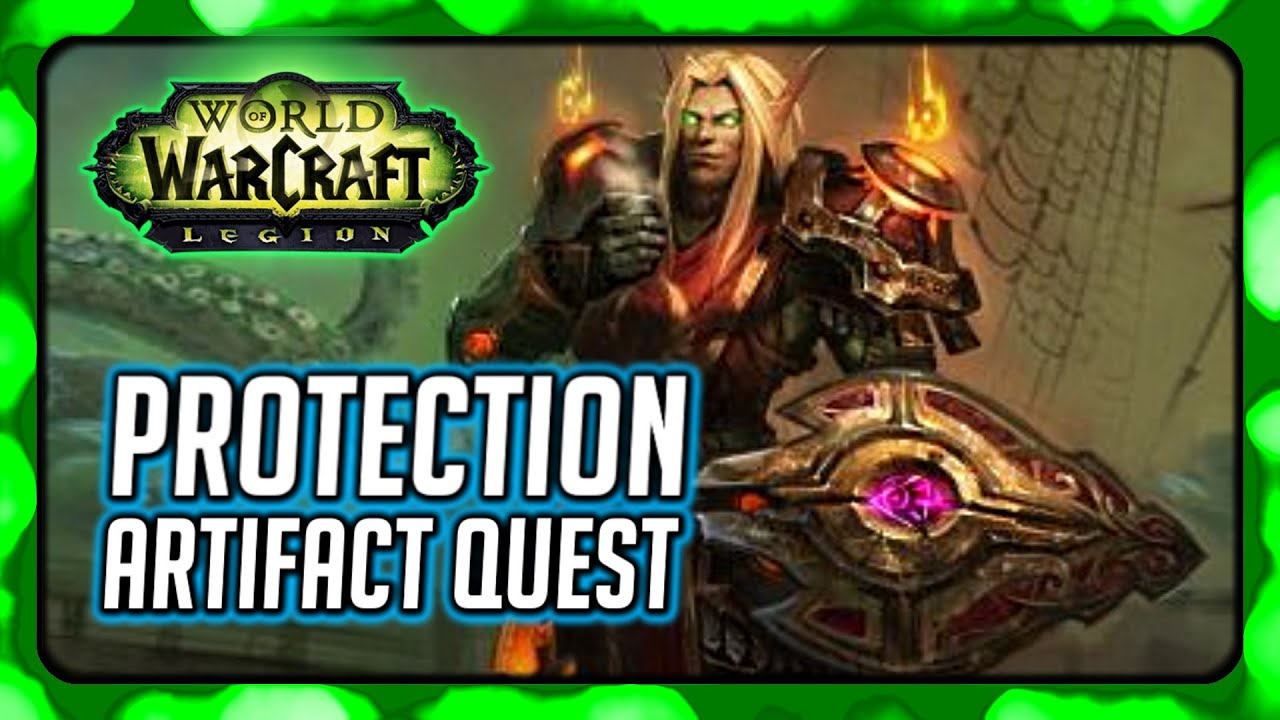 WOW Legion ► Protection Warrior Artifact Quest - Scale of the Earth-Warder Shield