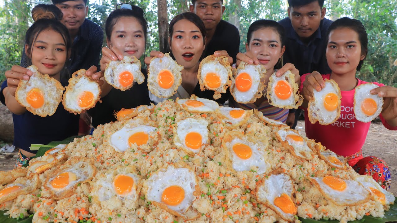 Amazing cooking Fried rice with egg in my family recipe - Fried rice