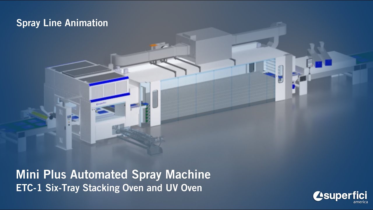 Mini UV Standard Spray Line with ETC-1