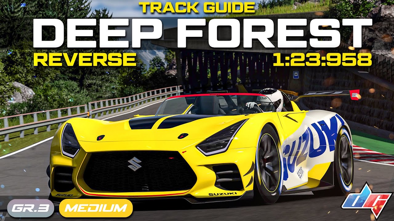 Gran Turismo 7: Deep Forest &mdash; Реверс &mdash; Гайд по трассе | Suzuki VGT Gr.3