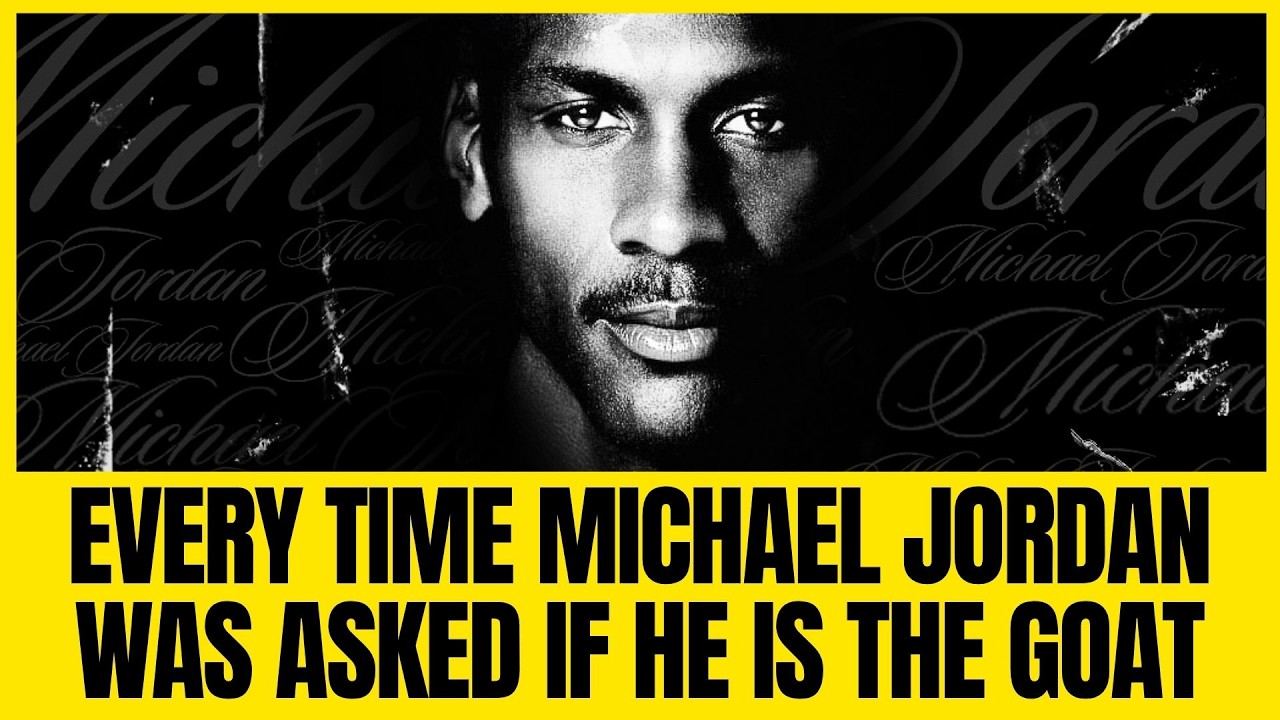 When Michael Jordan was asked if He was The GOAT