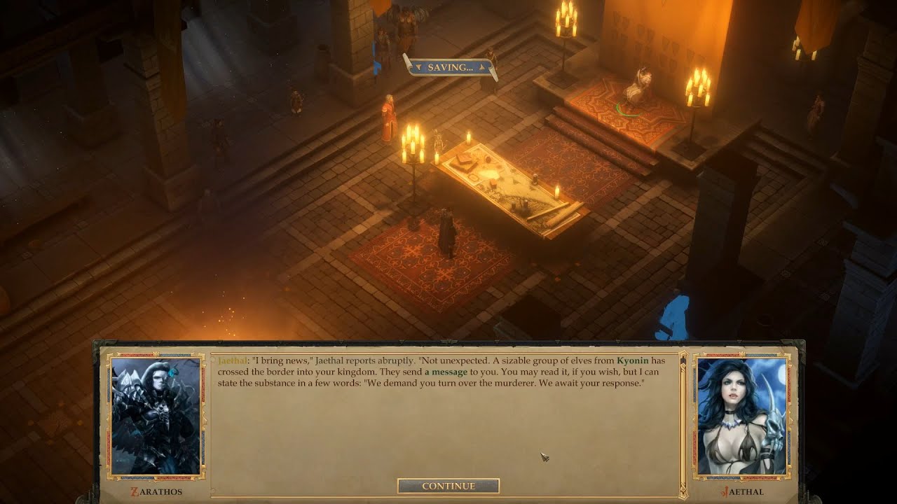 Pathfinder: Kingmaker - Evil - Jaethal Brings Disturbing News