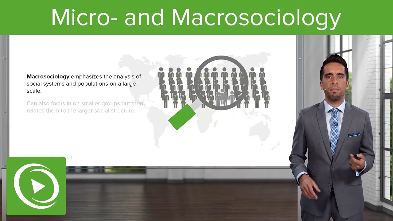 Micro- and Macrosociology, Functionalism & Conflict Theory – Psychology & Sociology | Lecturio