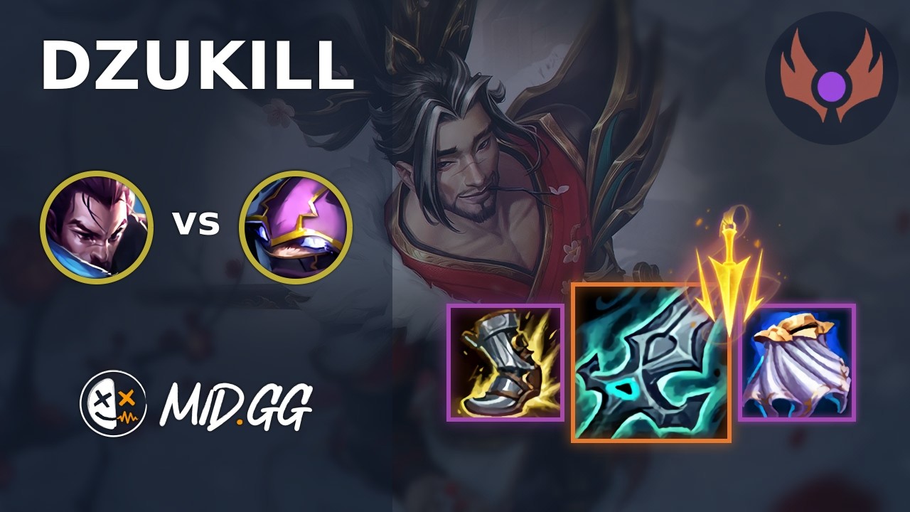 MID.GG: [ Dzukill ] Yasuo TOP vs Kennen | EUW MASTER | LOL Season 2026