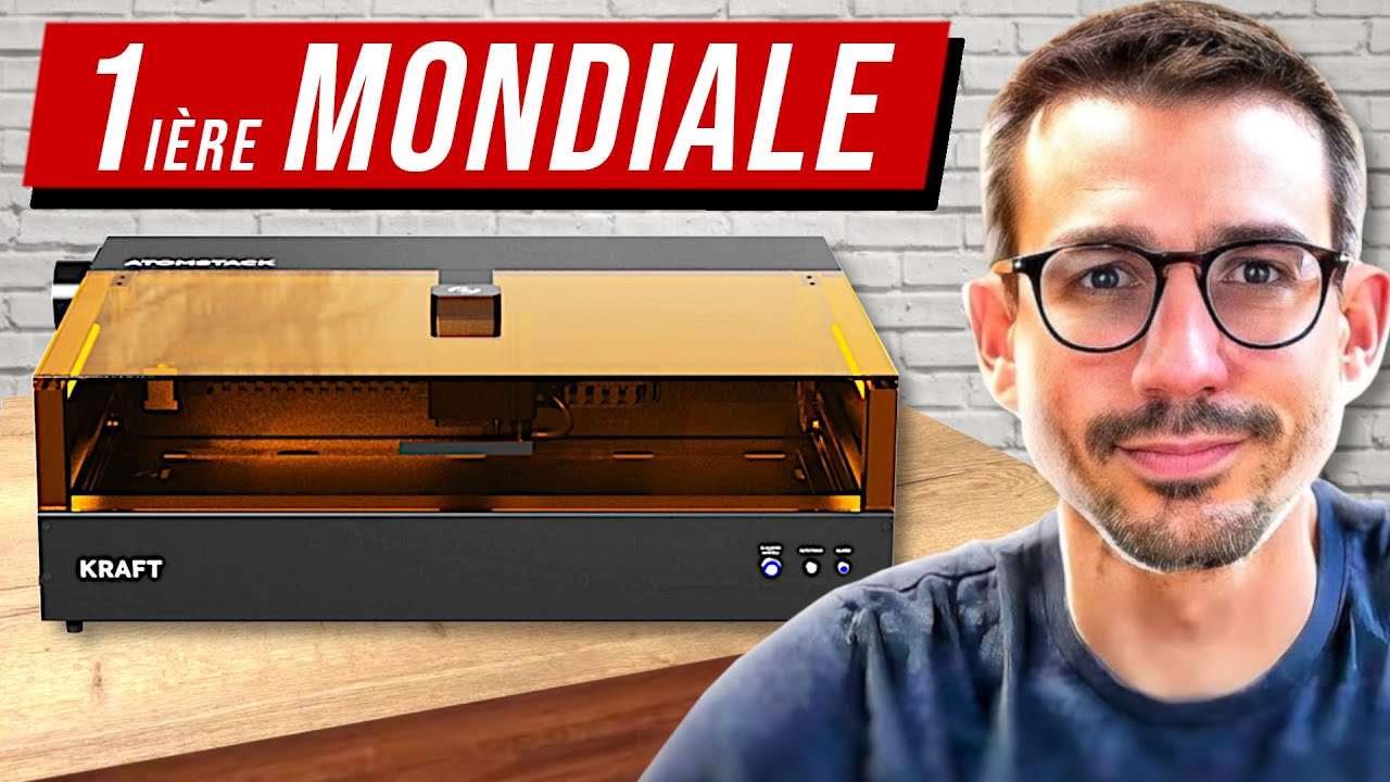 Je teste le graveur Laser Atomstack KRAFT : 1° Graveur diode + infra rouge au Monde ?!