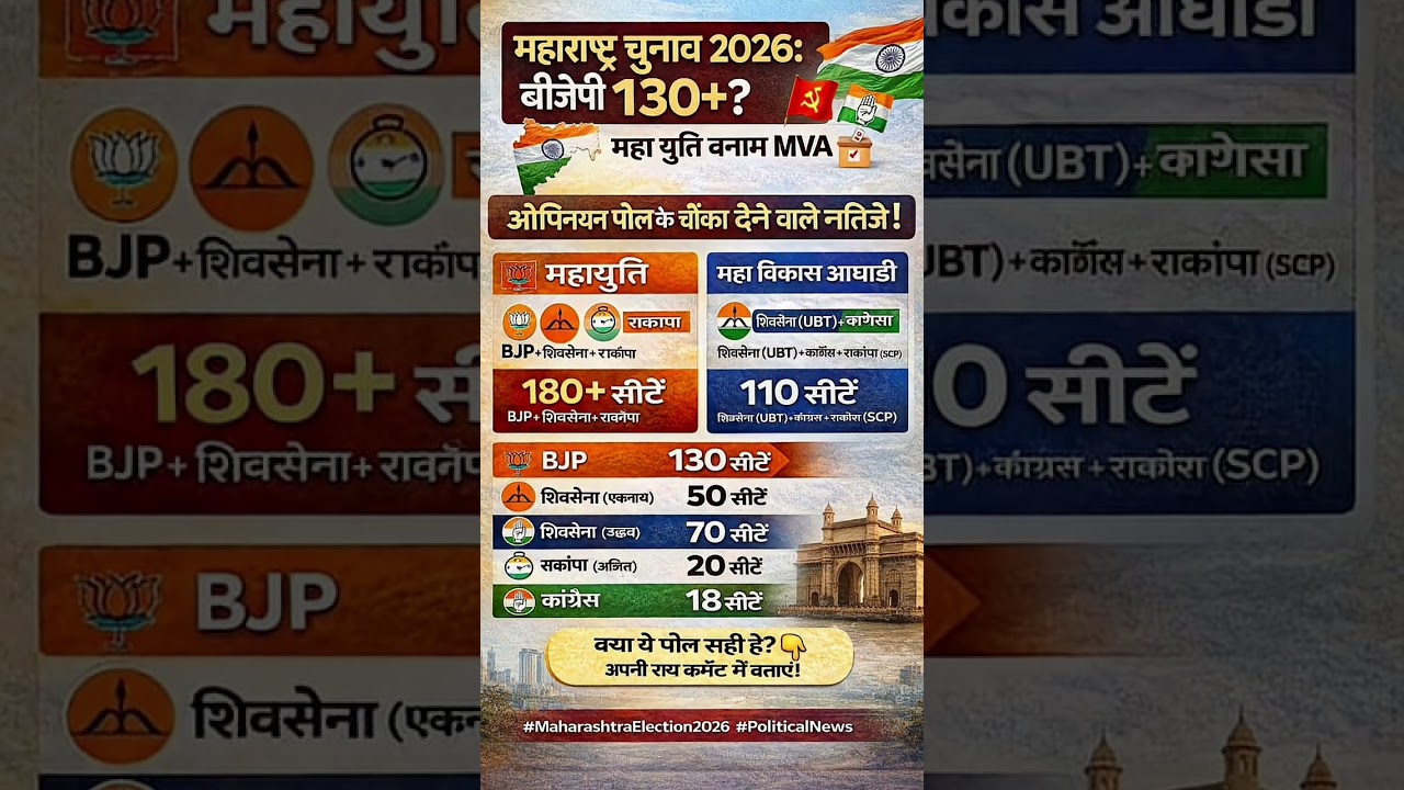 🔥Maharashtra Assembly Election 2030: The Ultimate Battle! 🗳️🚩