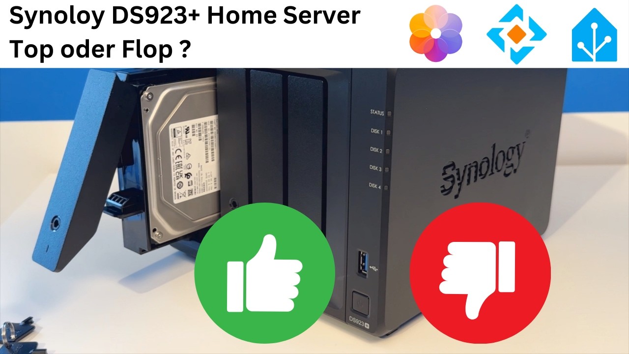 Synology NAS DS923+ Ein kleiner Heimserver für Datensicherung Home Assistant TvHeadend uvm