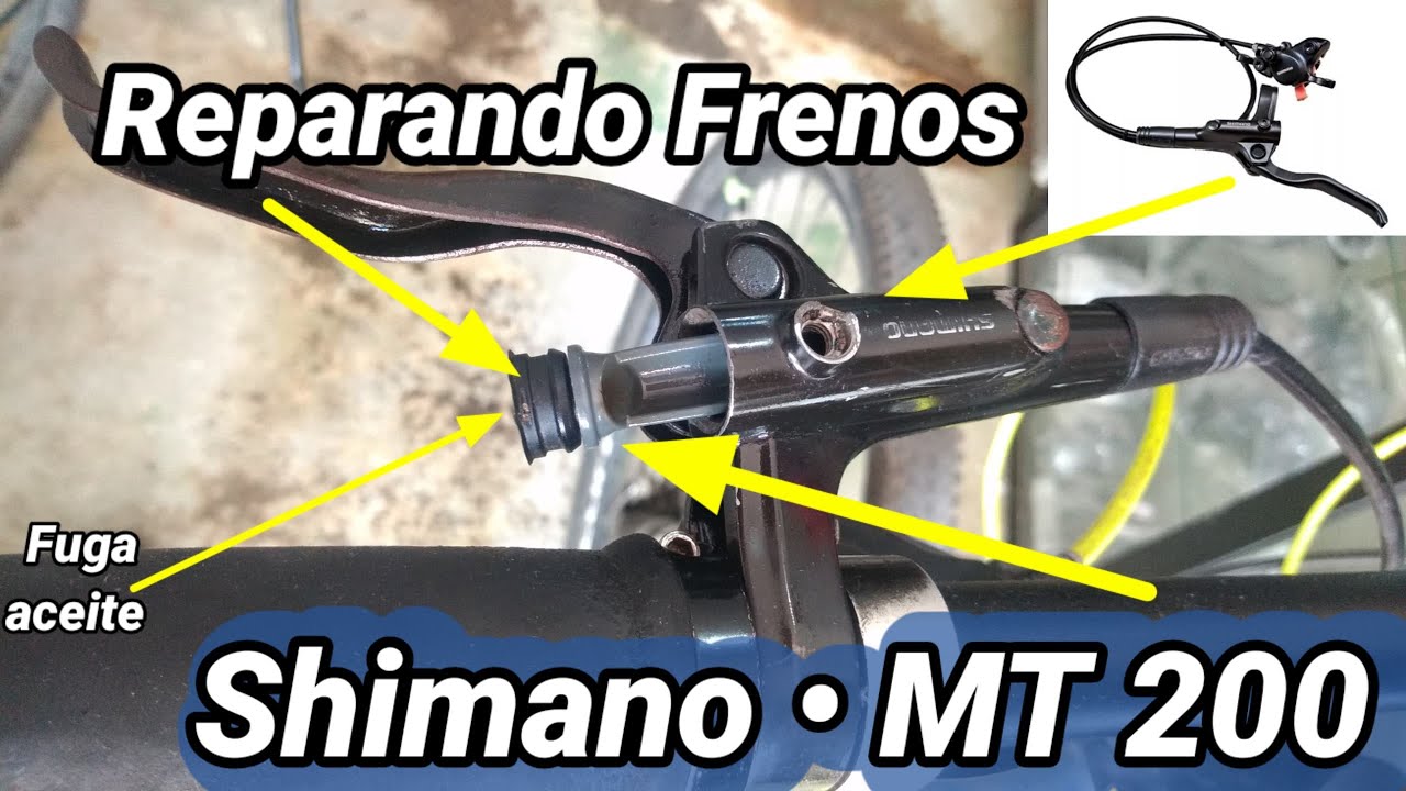 Reparando Freno MT 200 con fuga de aceite #shimano