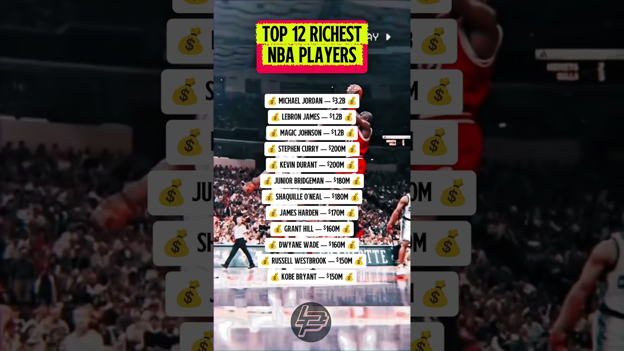 ТОП-12 САМЫХ БОГАТЫХ ИГРОКОВ НБА 🏀😊☝️ 