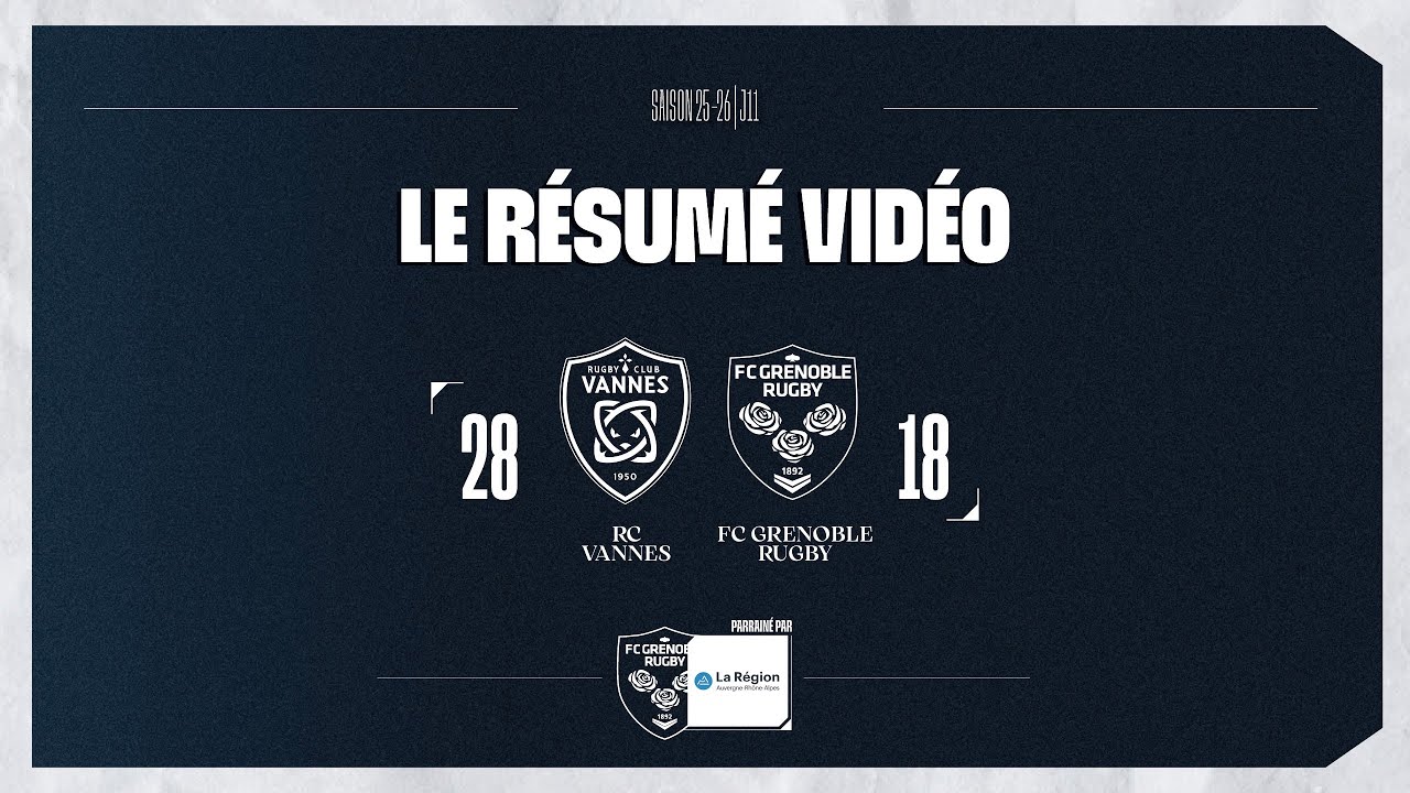 Le résumé vidéo | RCV - FCG | J11 | 25 - 26