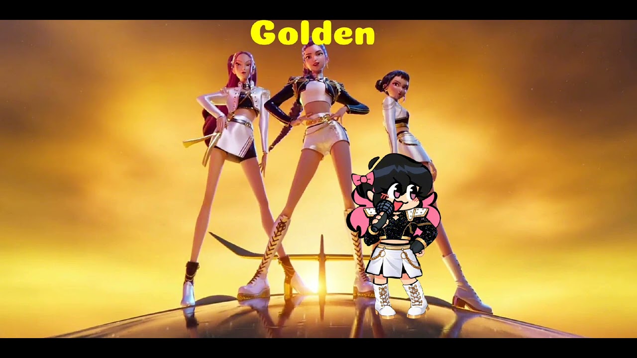 Huntrix Golden but me as  the fourth member of Huntrix!