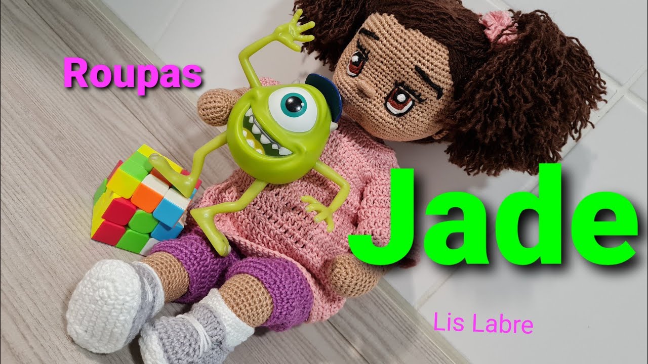 Jade- Boneca Amigurumi- Roupa