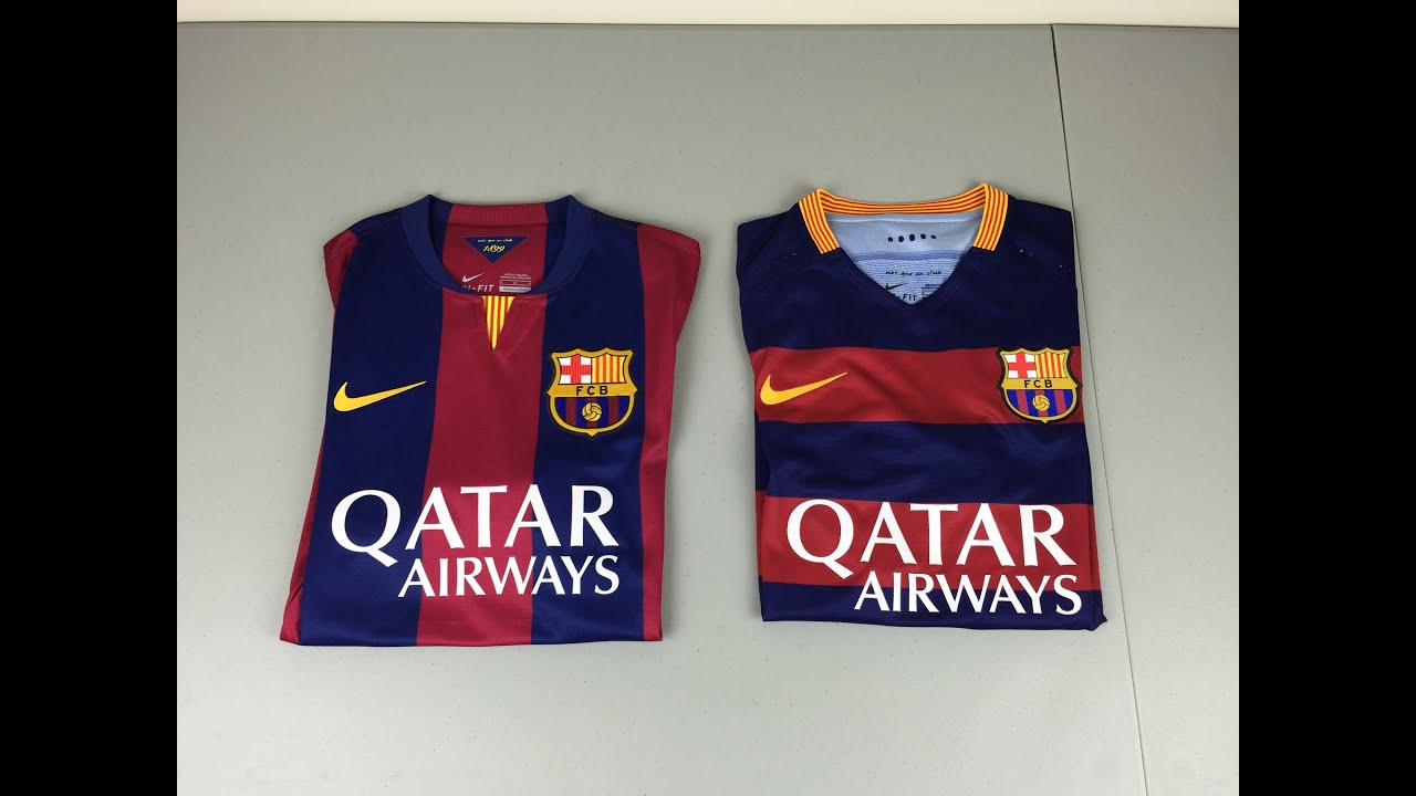 2015 vs 2016 Authentic FC Barcelona Home Jersey - Comparison (4K)