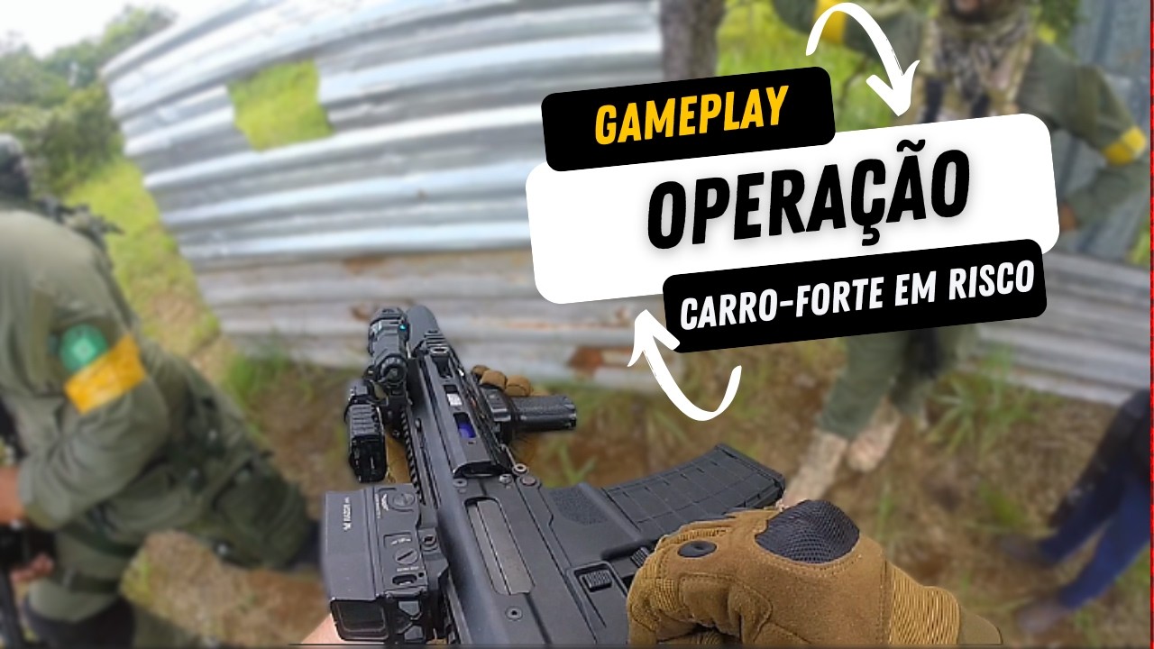 Carro-Forte | Missão de Resgate e Roubo em Jogo Real #airsoft