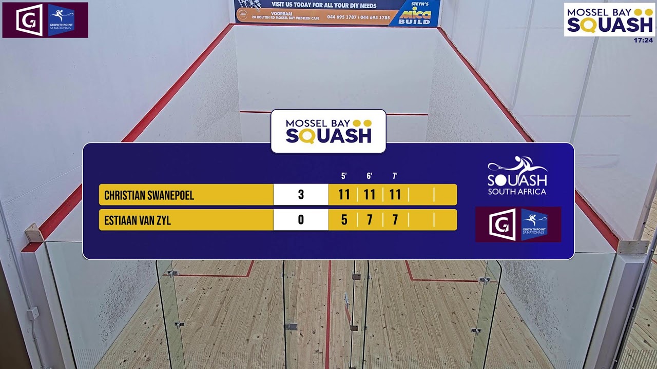 2025-03-29 | Court 2 | Mossel Bay Squash
