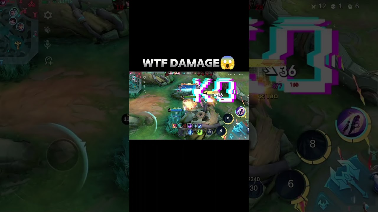 WTF DAMAGE 😱 #mlbb