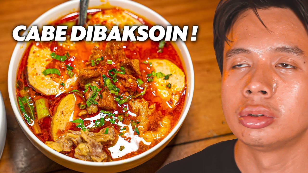 BENER-BENER FULL SAMA CABE ! BAKSONYA GAK KEMAKAN ?! BAKSO PALING PEDAS SE TANGERANG ?!