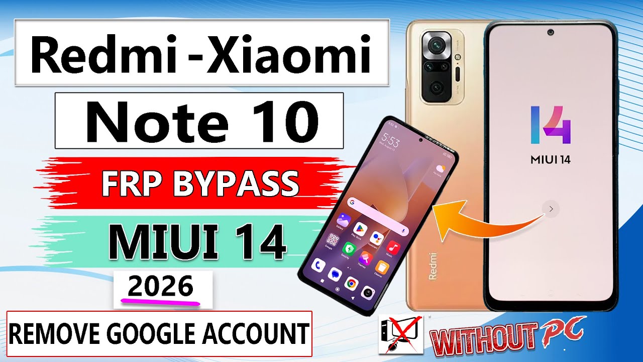 Redmi Note 10 : Google/ FRP Bypass | MIUI 14 Update - 100% Working New Method (Without Pc)