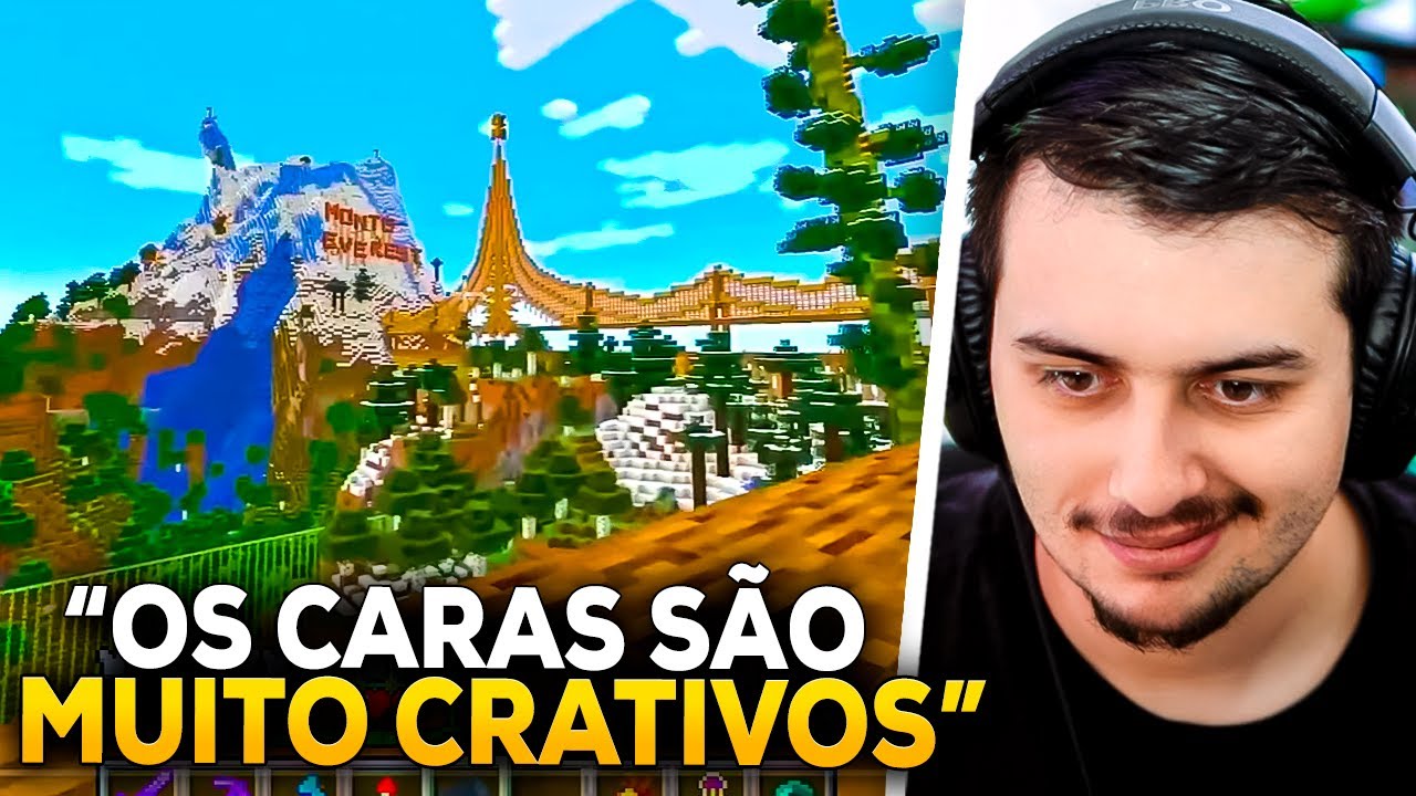GABE REAGE O MEGA TOUR NESSE MUNDO DE MINECRAFT (CREATIVE SQUAD 2)
