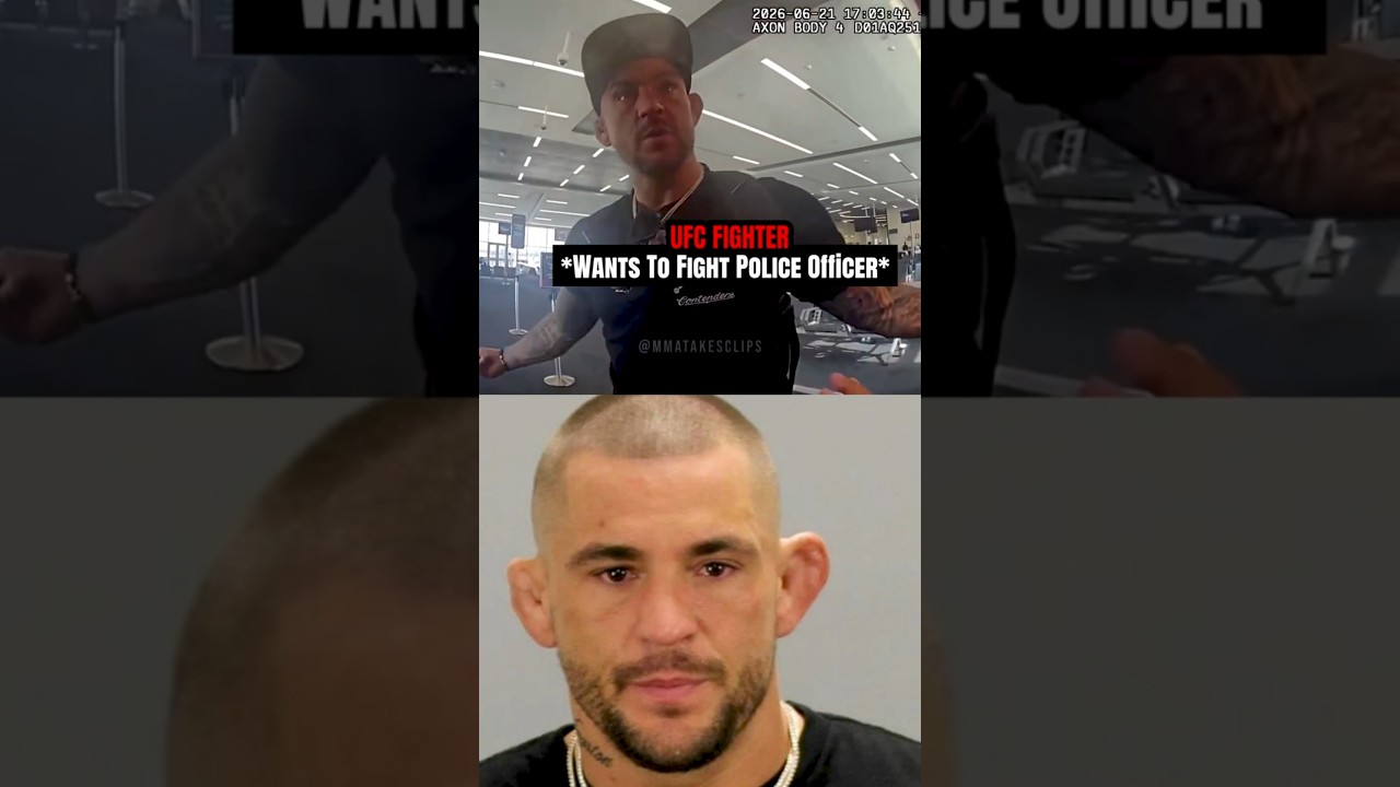 Dustin Poirier BODYCAM FOOTAGE Released After Airport Incident 😳 #DustinPoirier