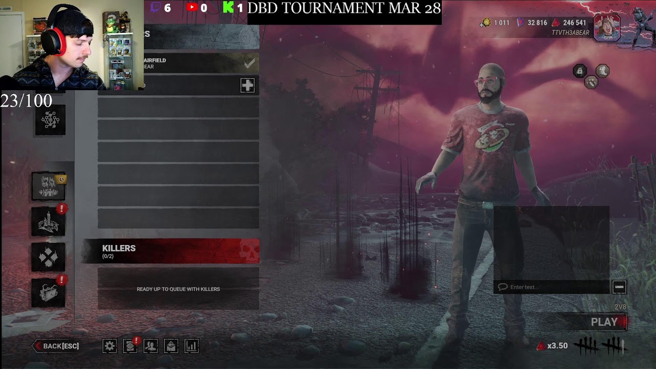 feeling sick but we gotta get these bloodpoints!