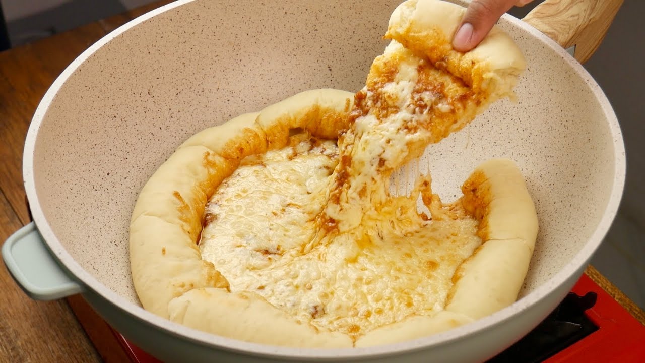 Cara Membuat PIZZA TEFLON DOUBLE CHEESE 🍕🧀