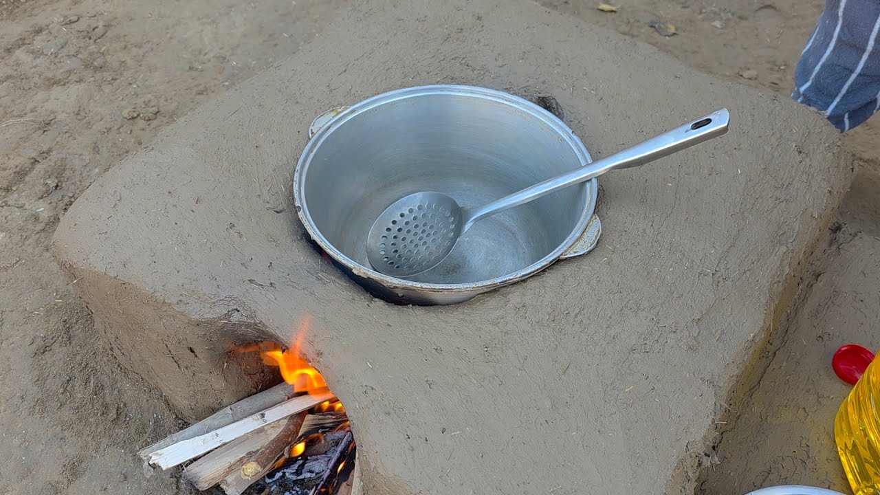 Building a Clay Tandoor Cooking Eggs | Silent Outdoor Cooking🔥