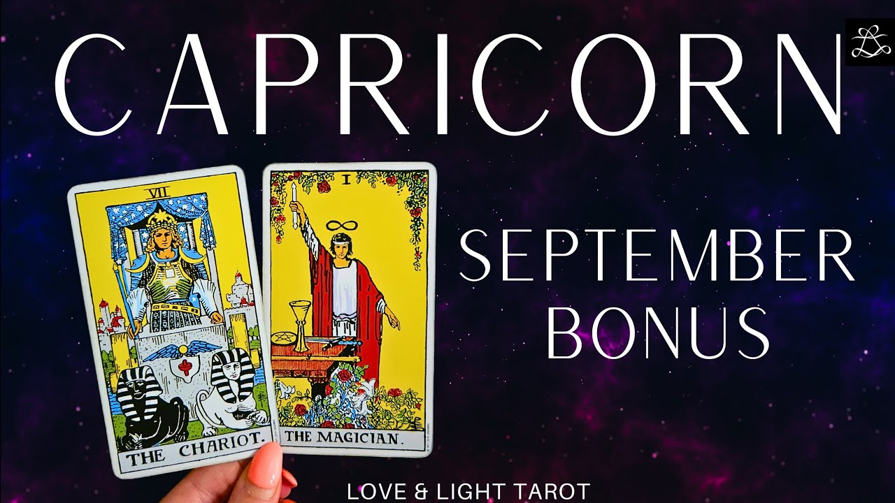 Capricorn♑️ Something Unbelievable Is Happening For You!!✨️ September Tarot
