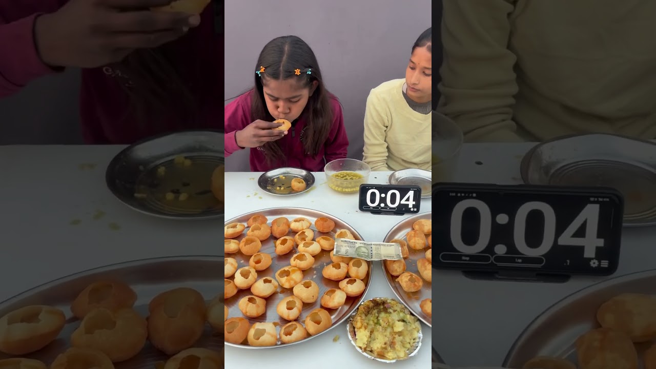 19 Second Me 5 Pani Puri Khao 500₹ Cash Le Jao🤬| Golgappa Eating Challenge | MUKBANG