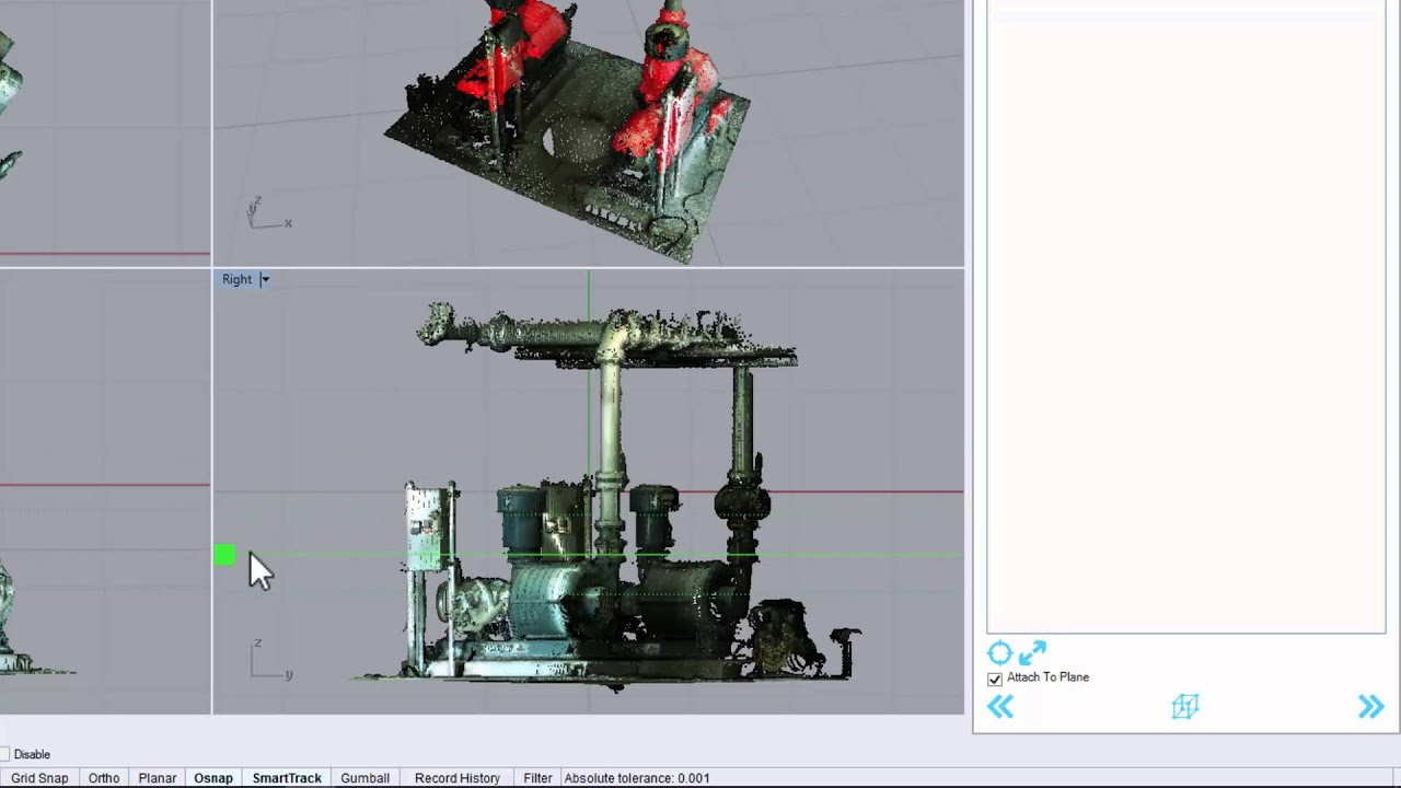 Arena4D for Rhino, Tutorial 4 - Performing a Point Cloud Slice