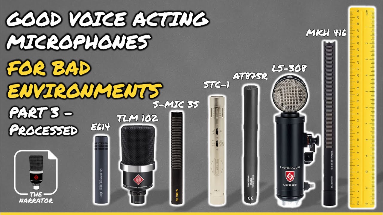 Good Voice Acting Microphones for Bad Environments - Part 3: The Ultimate Post-Processing Shootout