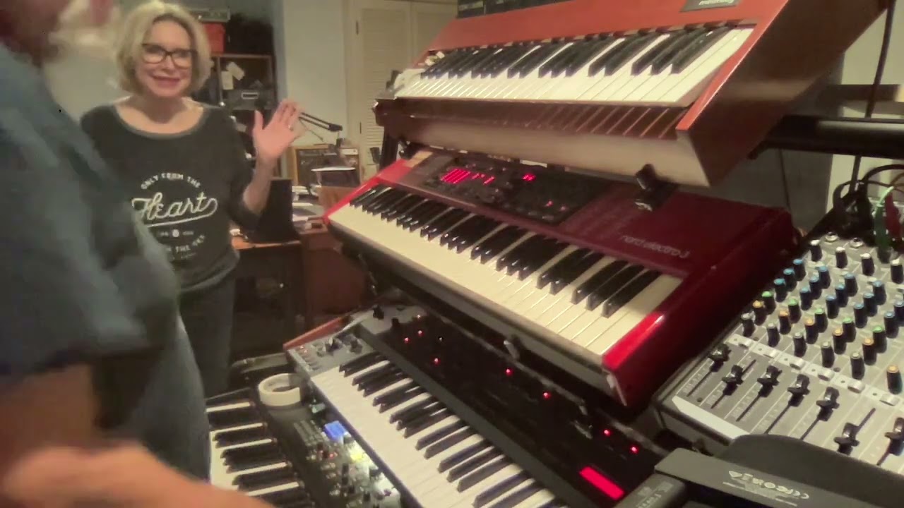 Karn Evil 9 1st Impression ELP cover - with the Boys, Minimoog, Nord, Behringer UB-XA, Yamaha CP-73