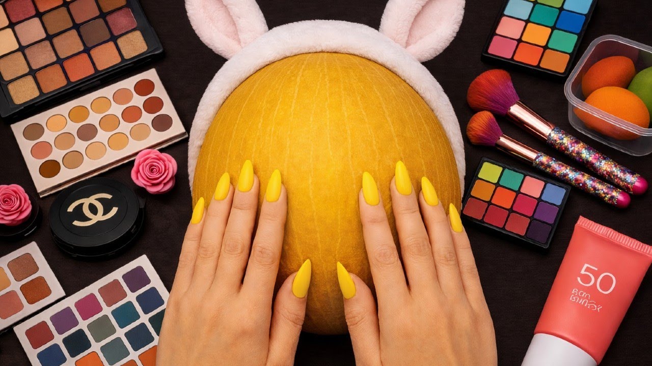 ASMR 💋✨ Makeup on Melon (No Talking)