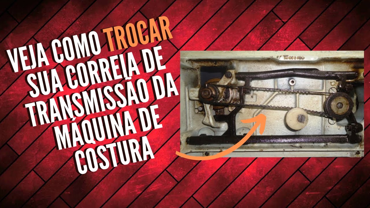 Como trocar a correia de transmissão da máquina de costura