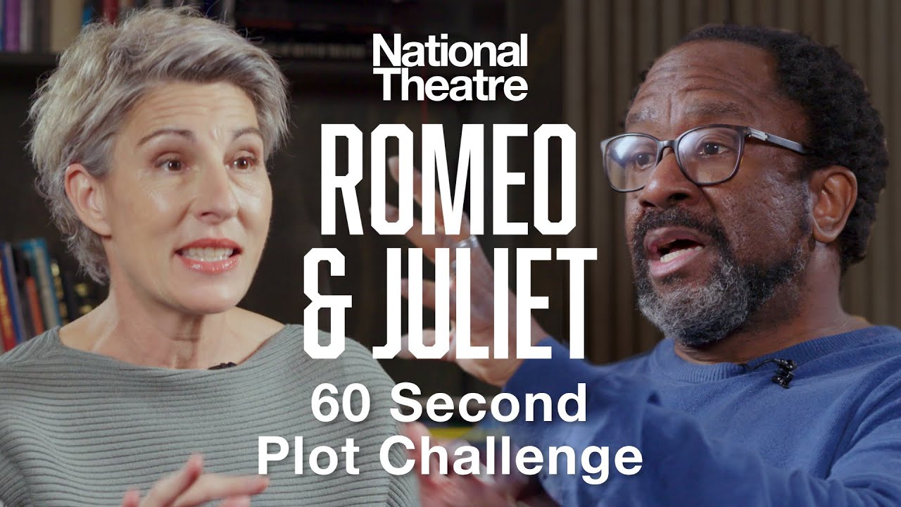 60 Second Plot Challenge: Romeo & Juliet Cast with Jessie Buckley & Josh O'Connor | National Theatre