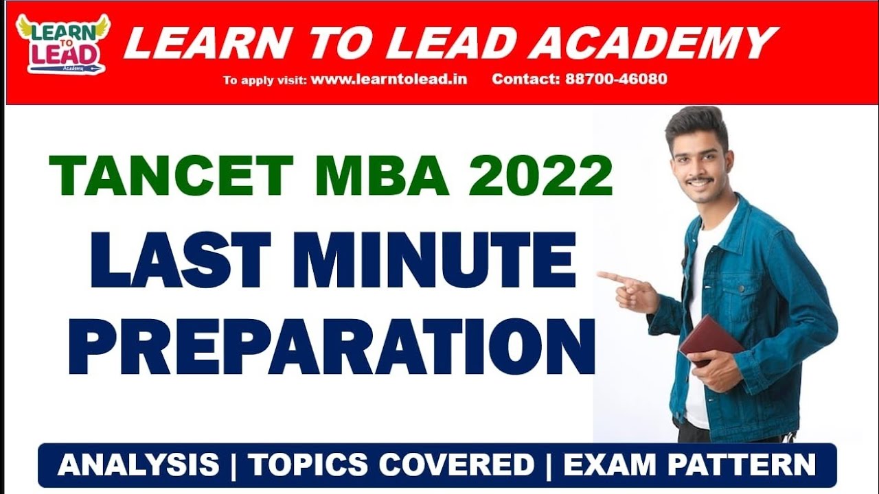 TANCET 2022|MBA MCA LAST MINUTE PREPARATION|TOPICS|EXAM PATTERN| TIPS & TRICKS EXPLAINED