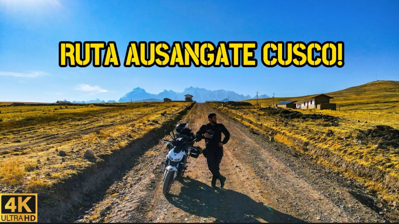 Ruta al Nevado Ausangate - CUSCO en MOTO 4K
