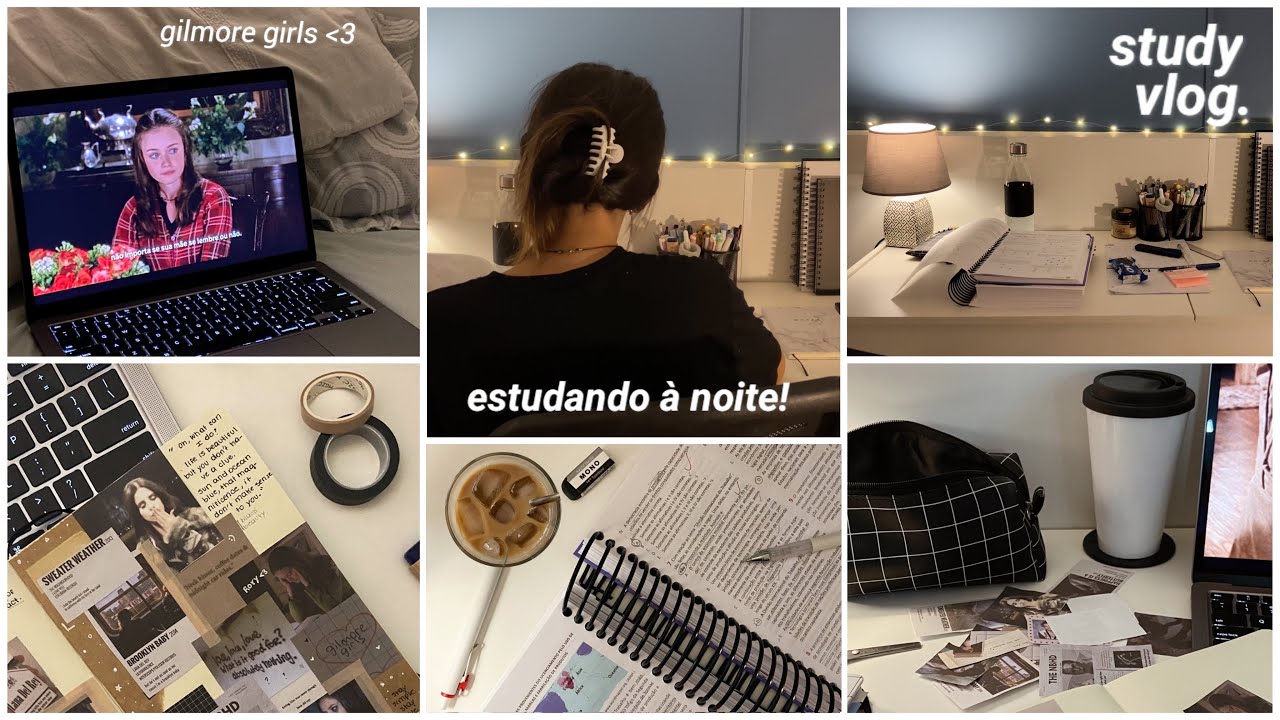 study vlog 2 | estudando à noite, café e exercícios.