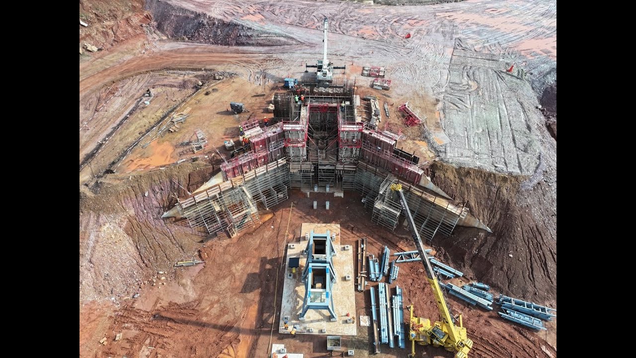 August 2025: Bomboré Stage 1 Hard Rock Expansion Construction Video